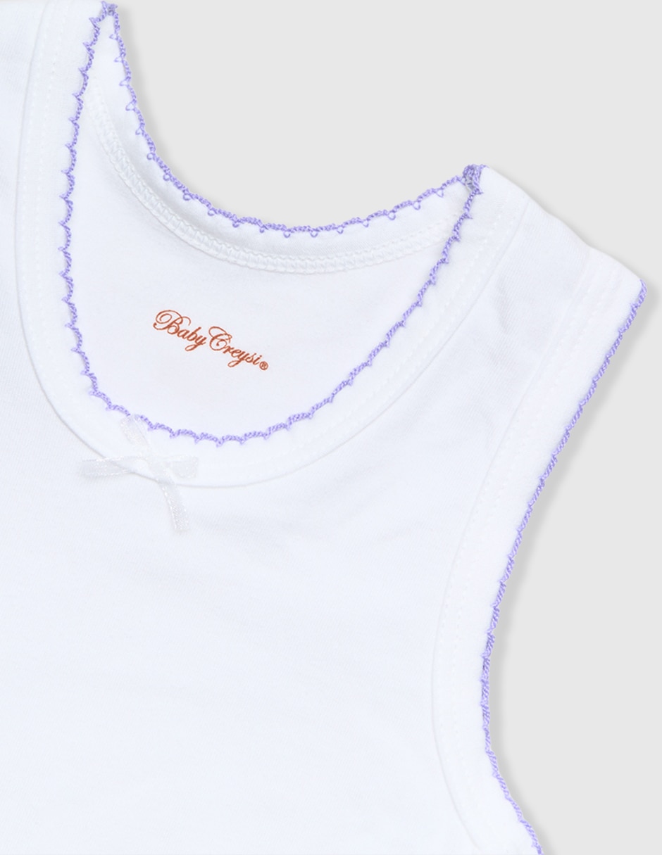 Set camiseta cuello redondo Baby Picueta para bebé niña 4