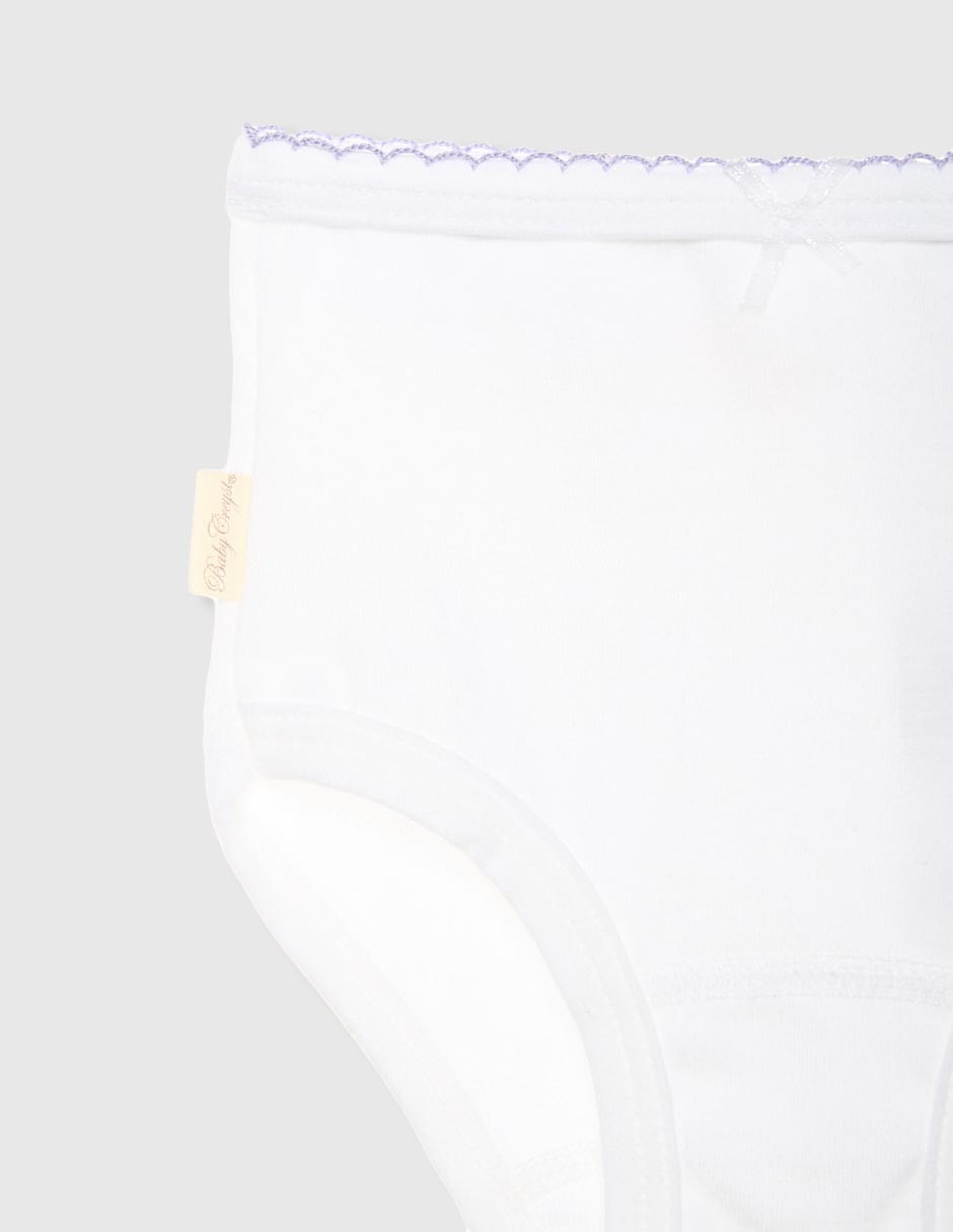 Set calzón Baby de algodón para bebé niña 4