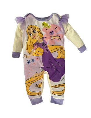 Mameluco Disney Rapunzel de algodón para bebé niña