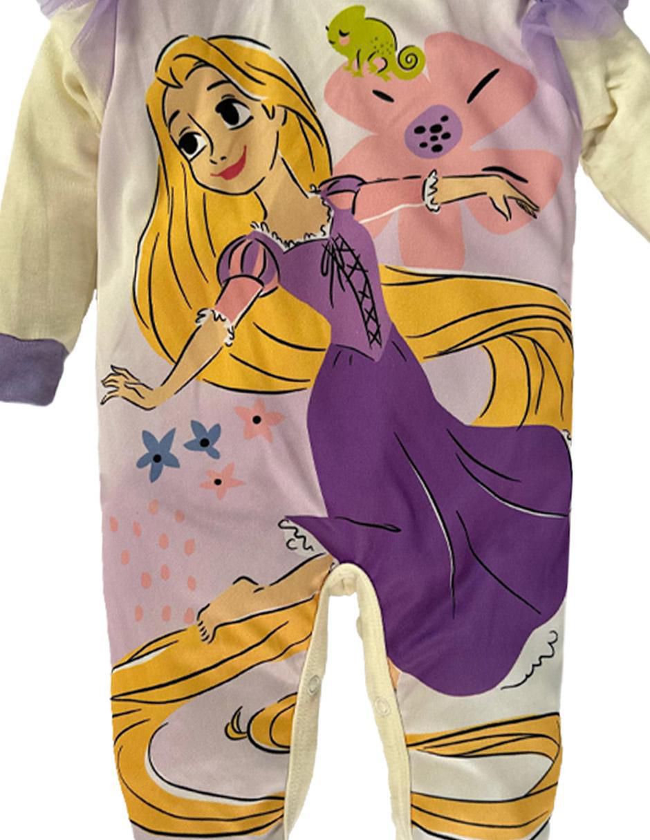 Mameluco Disney Rapunzel de algodón para bebé niña