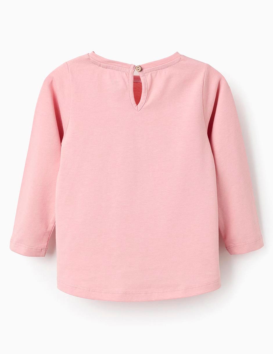 Playera Zippy manga larga para bebé niña