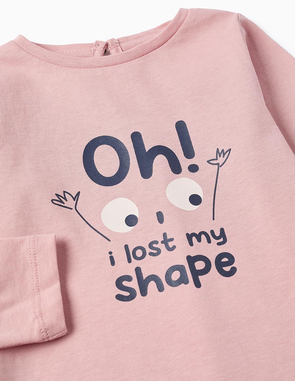 Playera Zippy manga larga para bebé niña