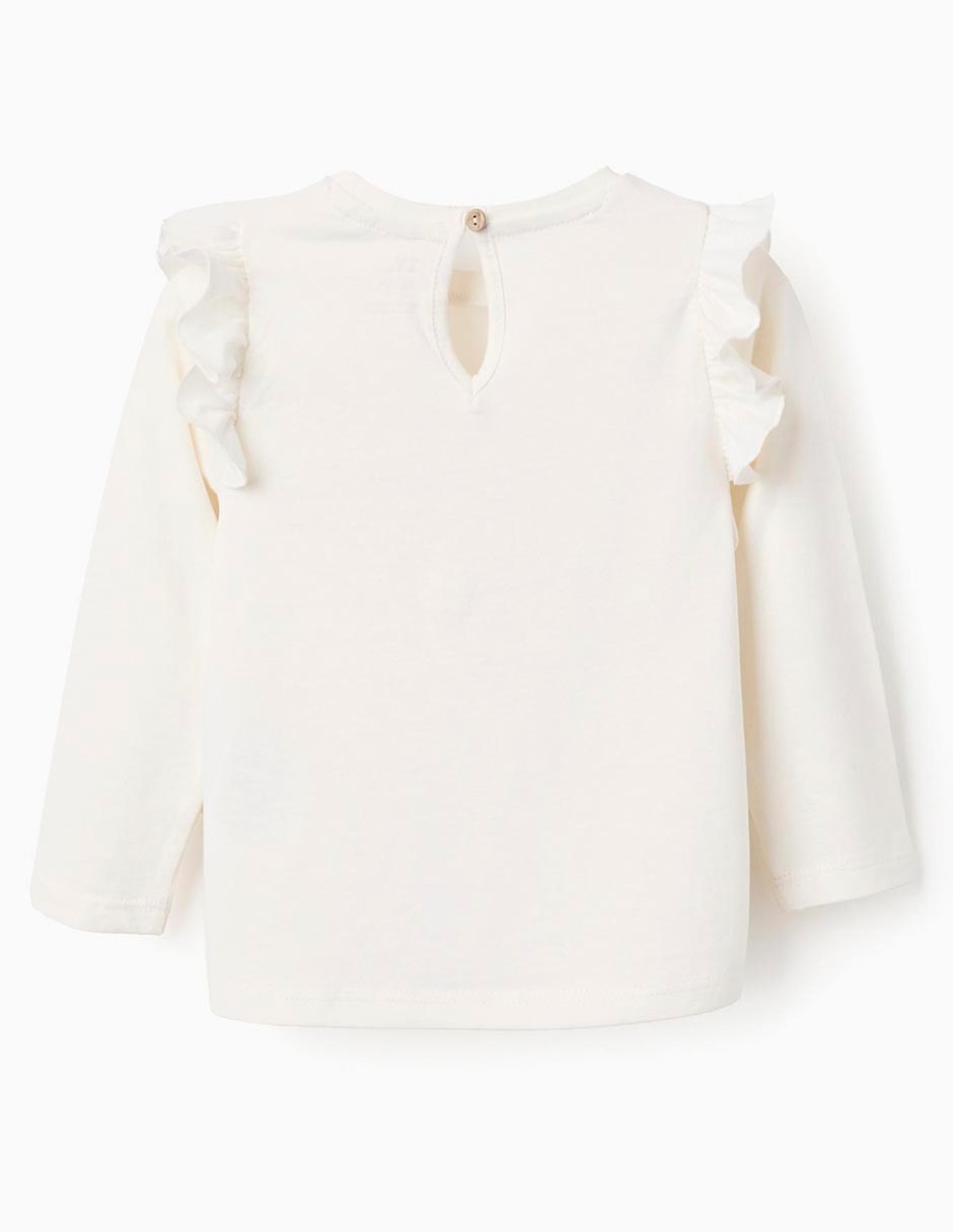 Playera Zippy manga larga para bebé / infantil niña