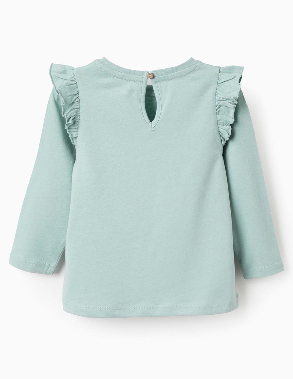 Playera Zippy manga larga para niña