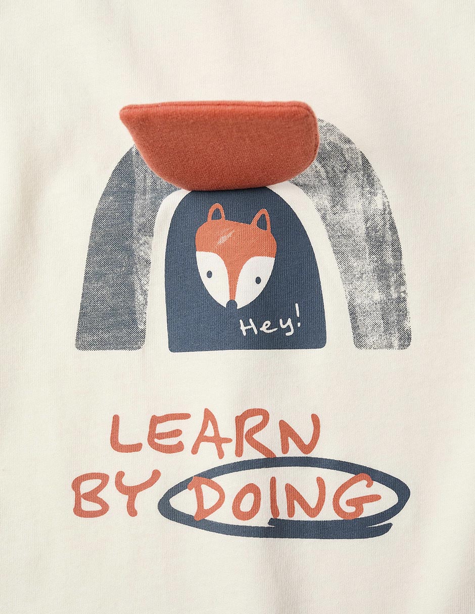Playera Zippy manga larga para bebé