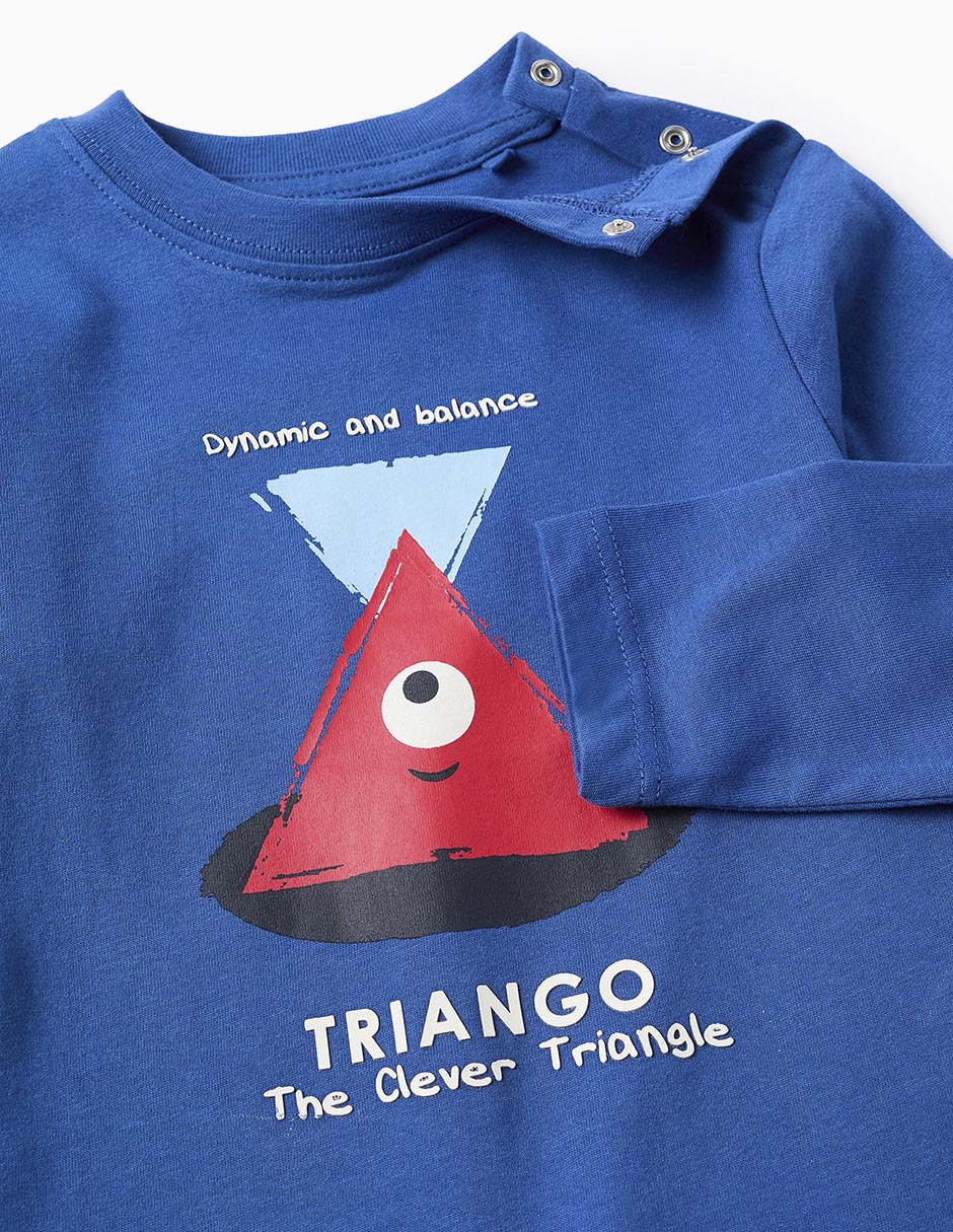 Playera Zippy manga larga para bebé niño