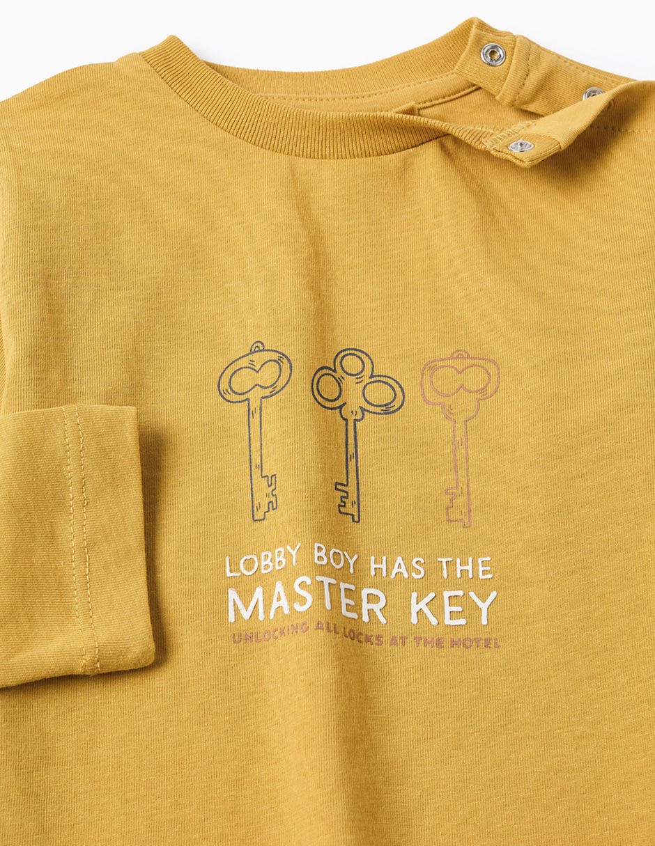 Playera Zippy manga larga para bebé niño