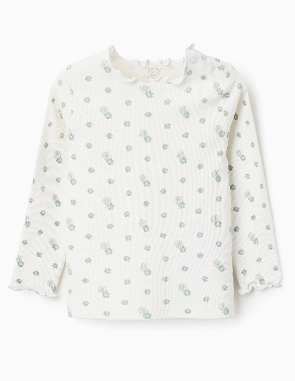 Playera Zippy manga larga para bebé niña