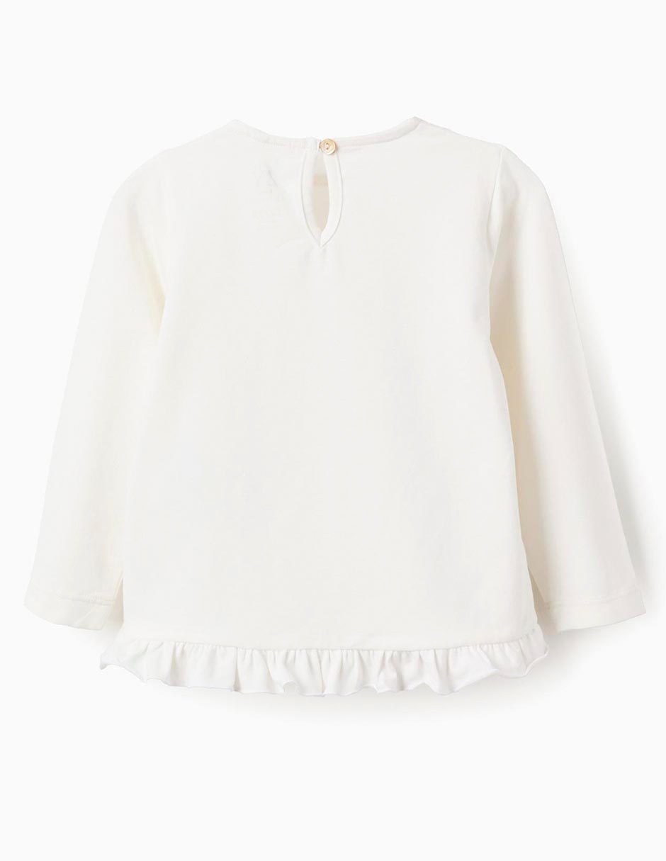 Playera manga larga para bebé / infantil niña 4