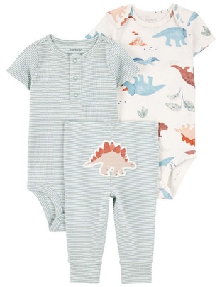 Conjunto de algodón para bebé niño 3 piezas