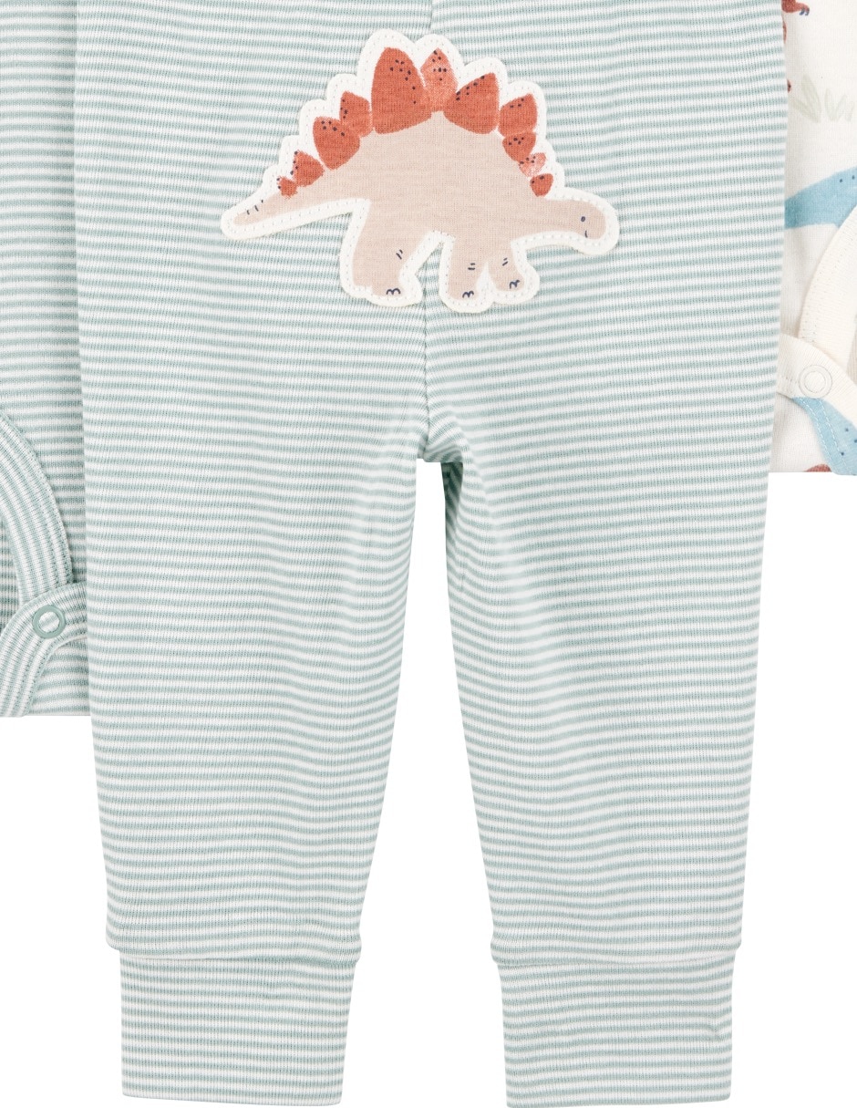 Conjunto de algodón para bebé niño 3 piezas 5