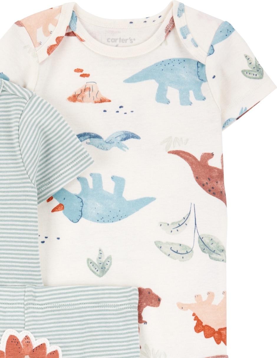 Conjunto de algodón para bebé niño 3 piezas 6