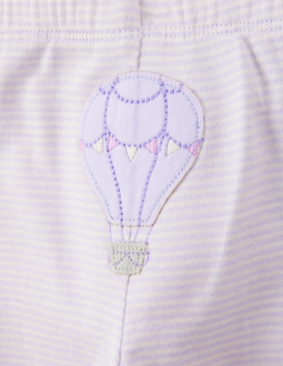 Conjunto de algodón para bebé niña 3 piezas 2