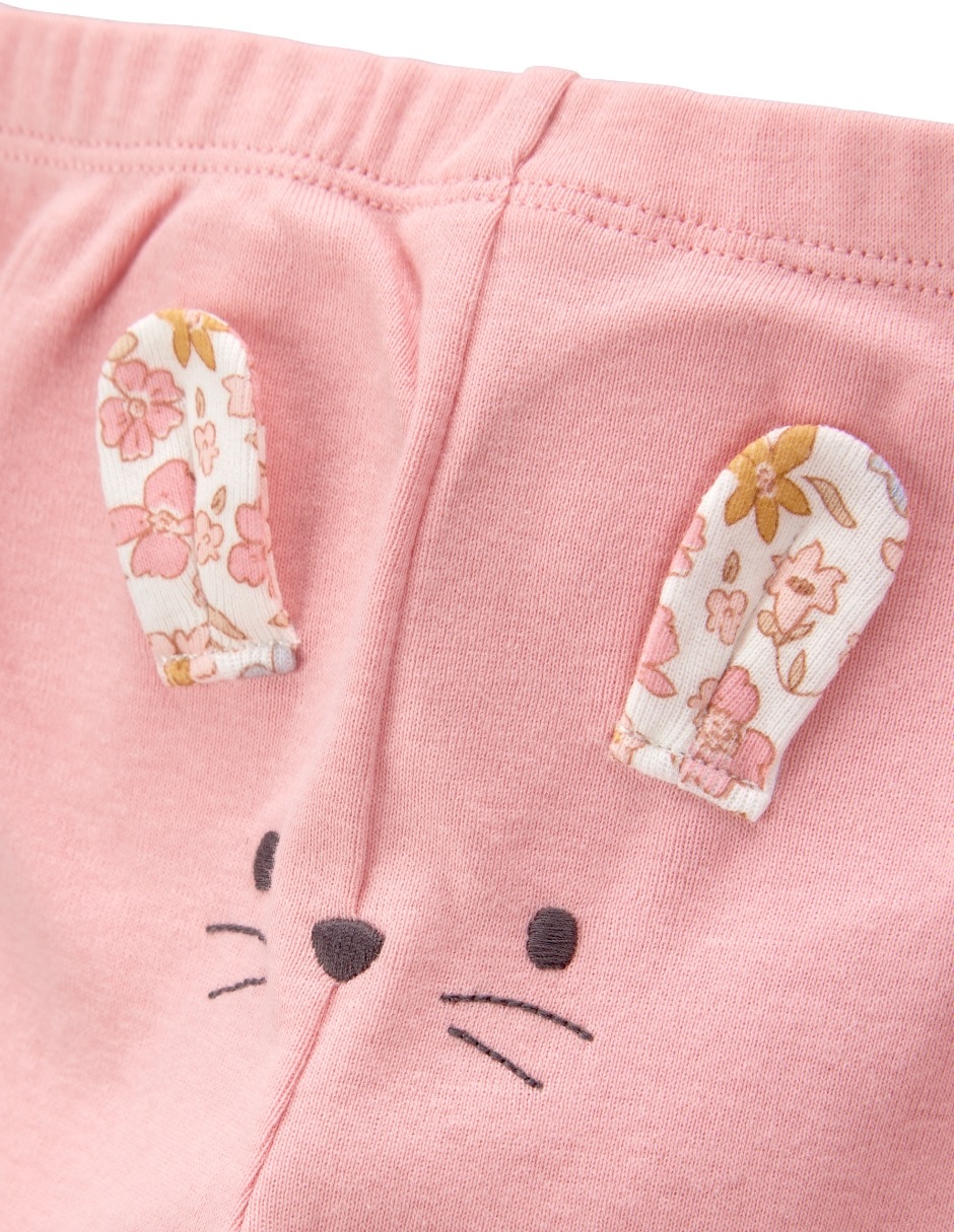 Conjunto de algodón para bebé niña 3 piezas 2