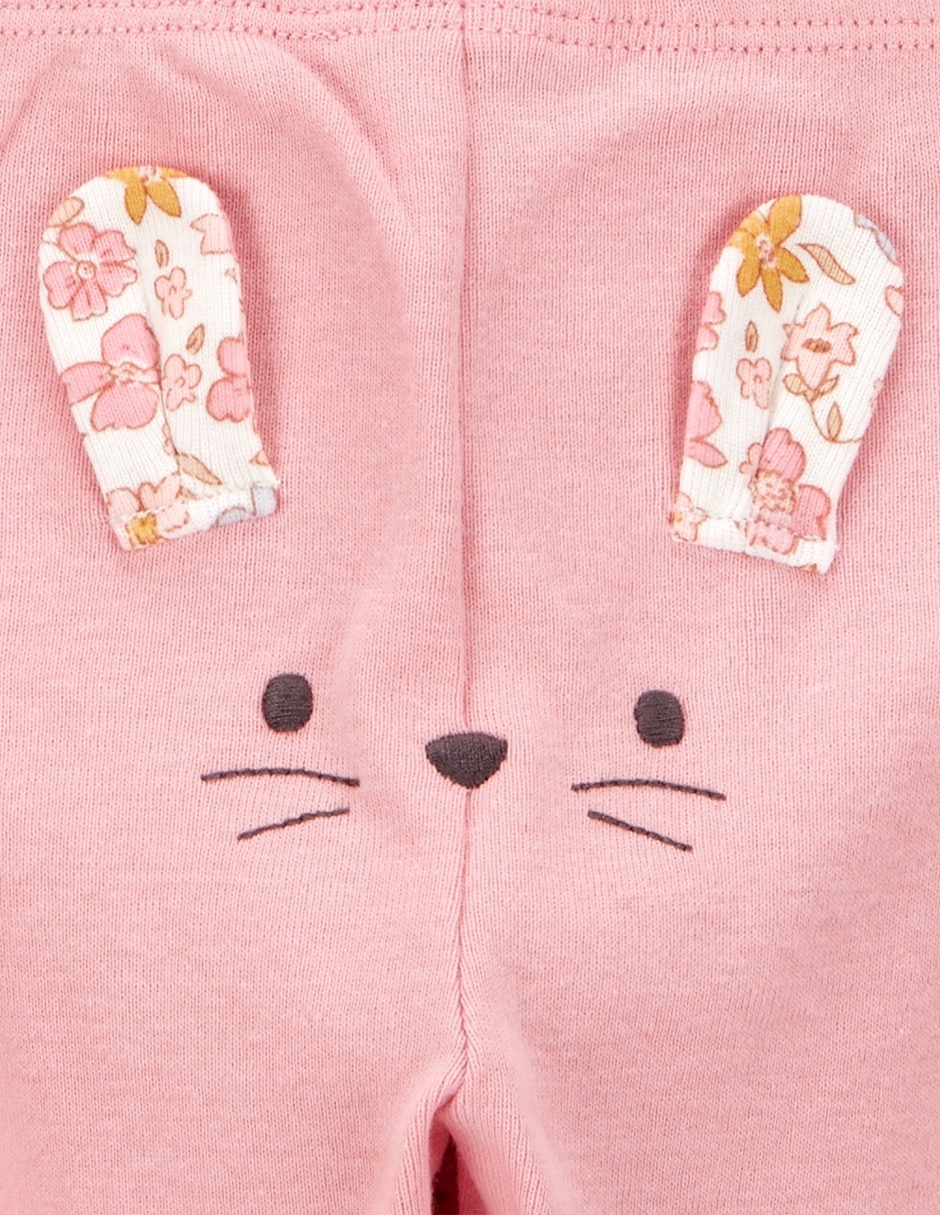Conjunto de algodón para bebé niña 3 piezas 4