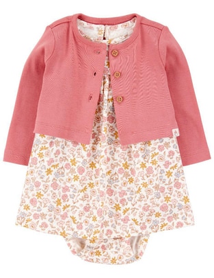Conjunto de algodón para bebé niña 2 piezas