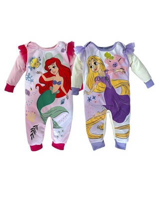 Set de mameluco Disney Princesas de algodón para bebé niña