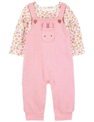 Conjunto de algodón para bebé niña 2 piezas