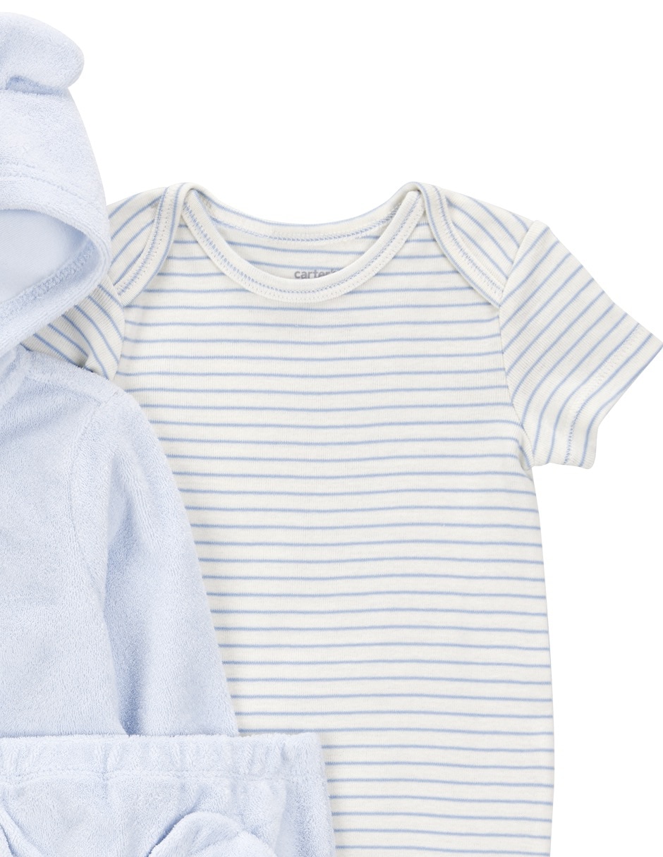 Conjunto de algodón para bebé niño 3 piezas 6