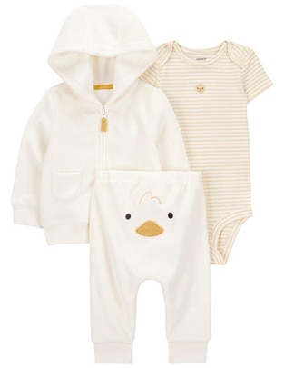 Conjunto de algodón unisex 3 piezas Conjunto de algodón unisex 3 piezas