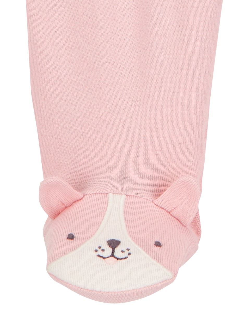 Conjunto de algodón para bebé niña 3 piezas 4