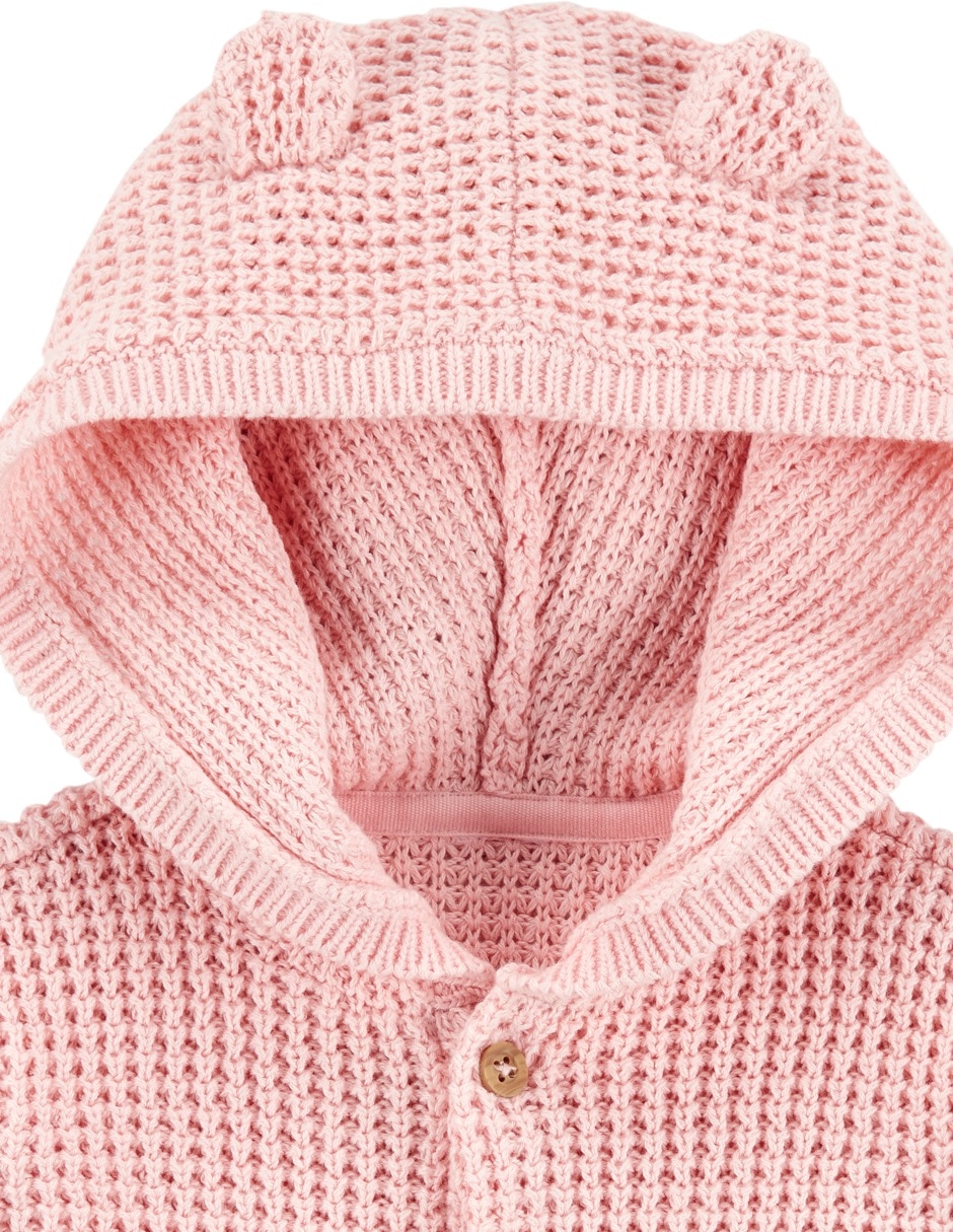Suéter con capucha Carter's para bebé niña