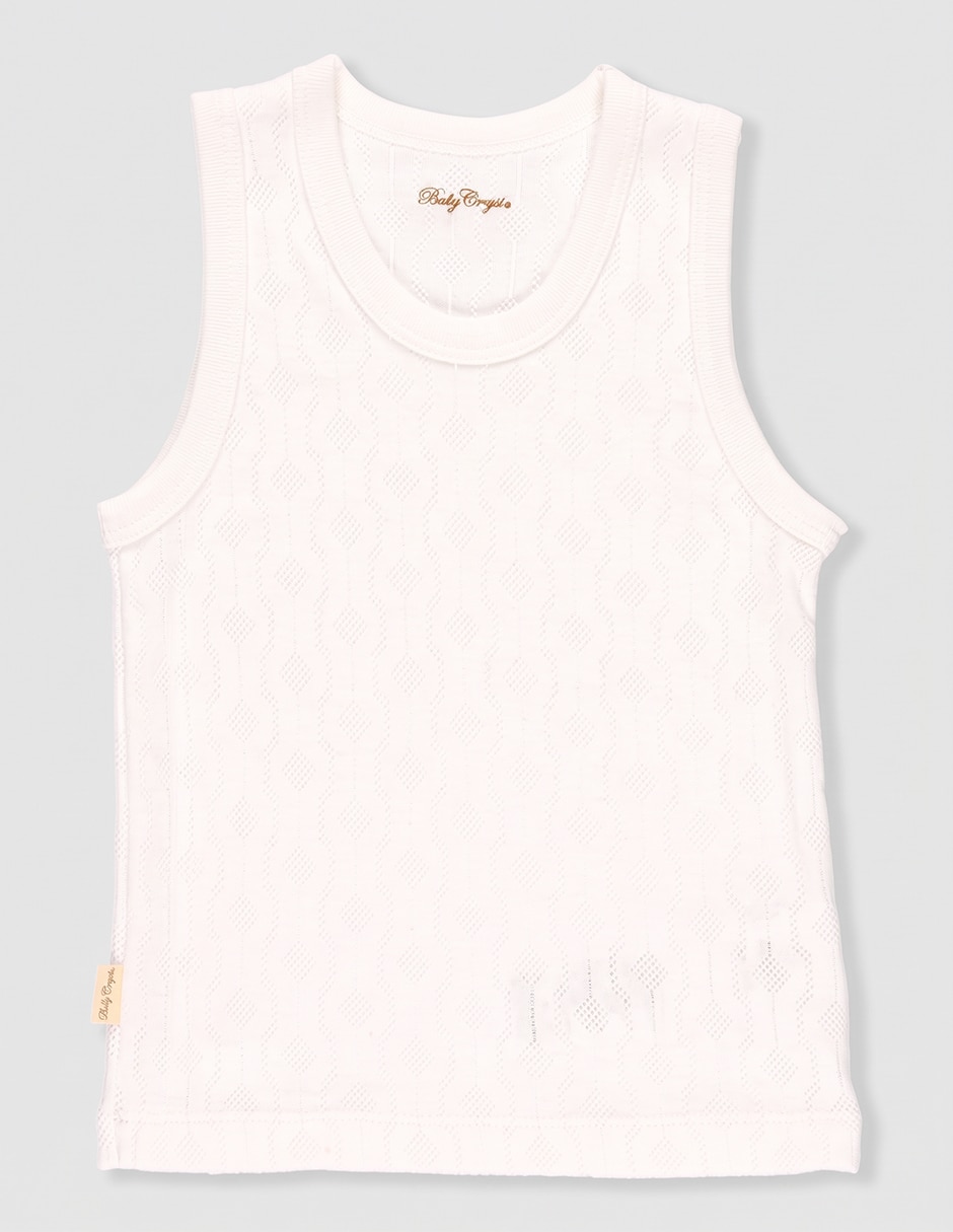 Camiseta cuello redondo baby creysi para bebé niño Camiseta cuello redondo baby creysi para bebé niño