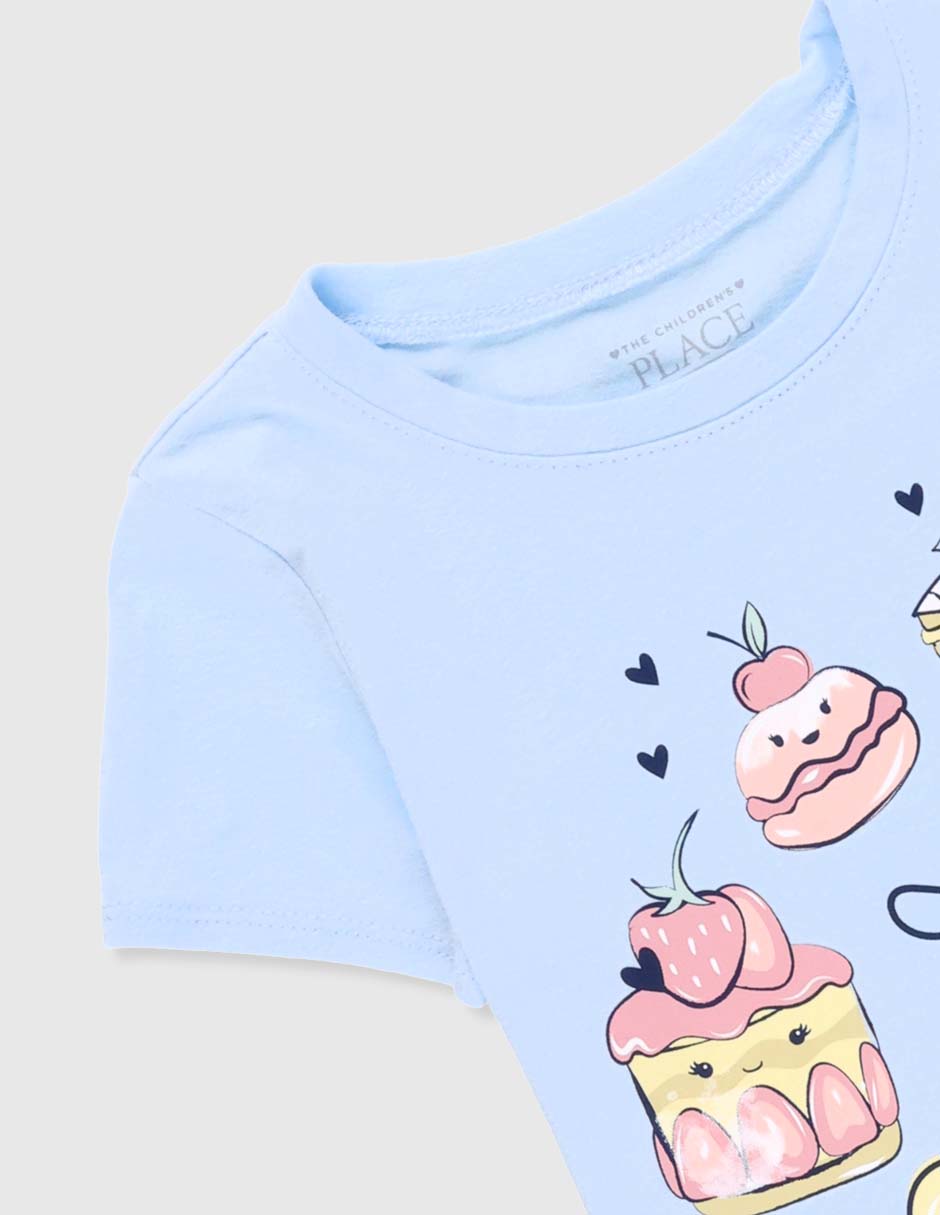 Playera manga corta para bebé niña 7