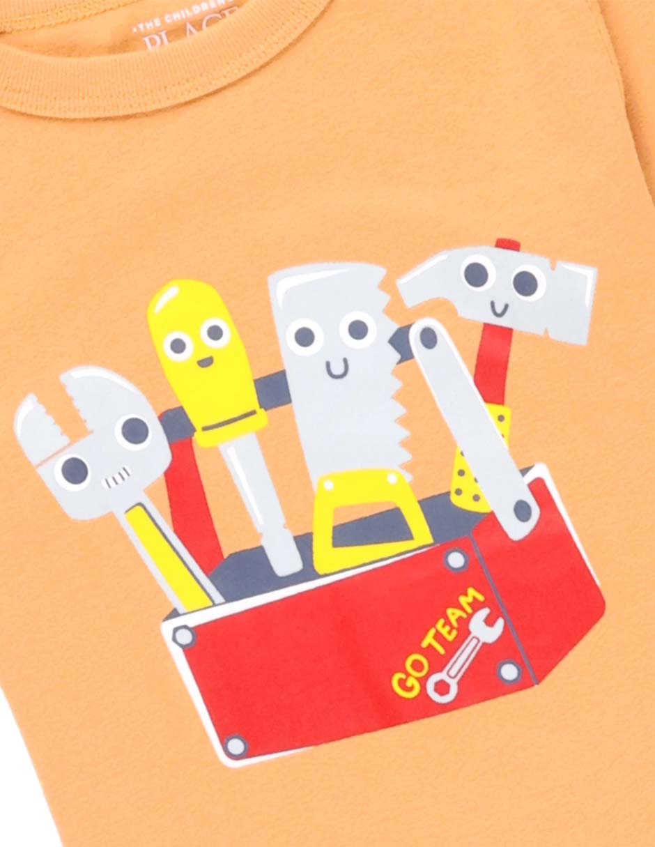 Playera manga corta para bebé niño 6