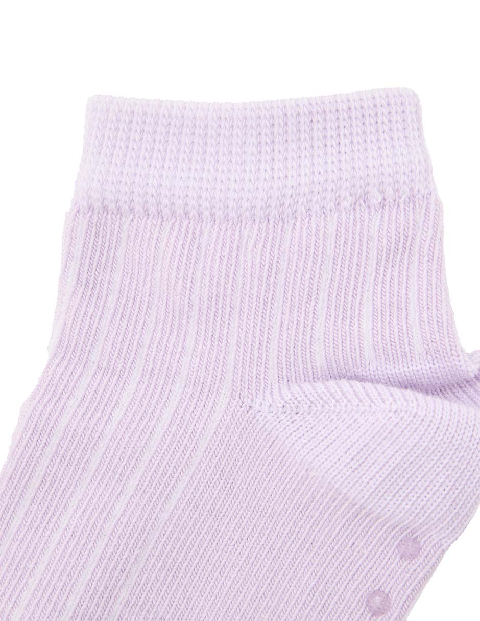 Set de calcetín antiderrapante Punto Blanco de algodón para bebé niña 3 pares