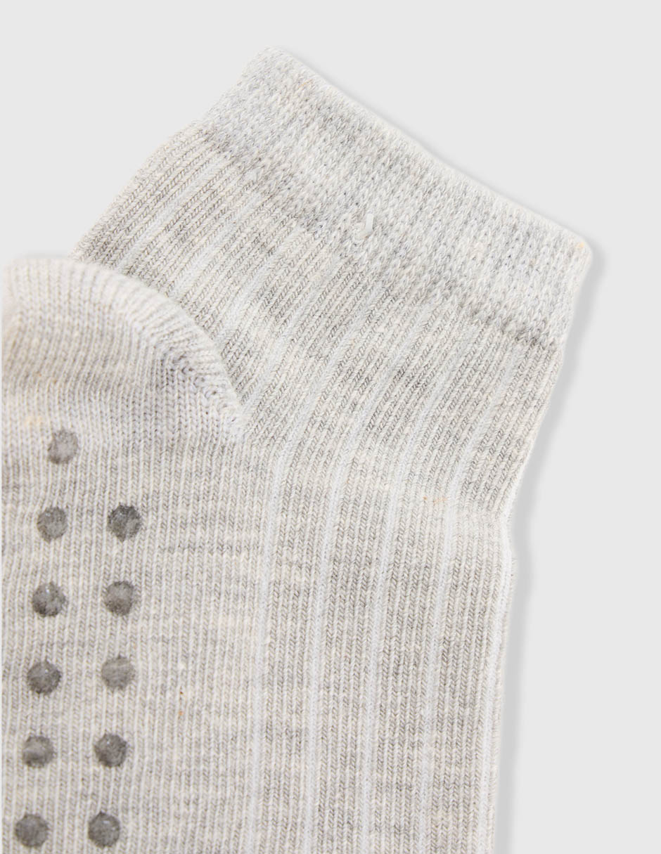 Set de calcetín antiderrapante Punto Blanco de algodón para bebé niño 3 pares 2
