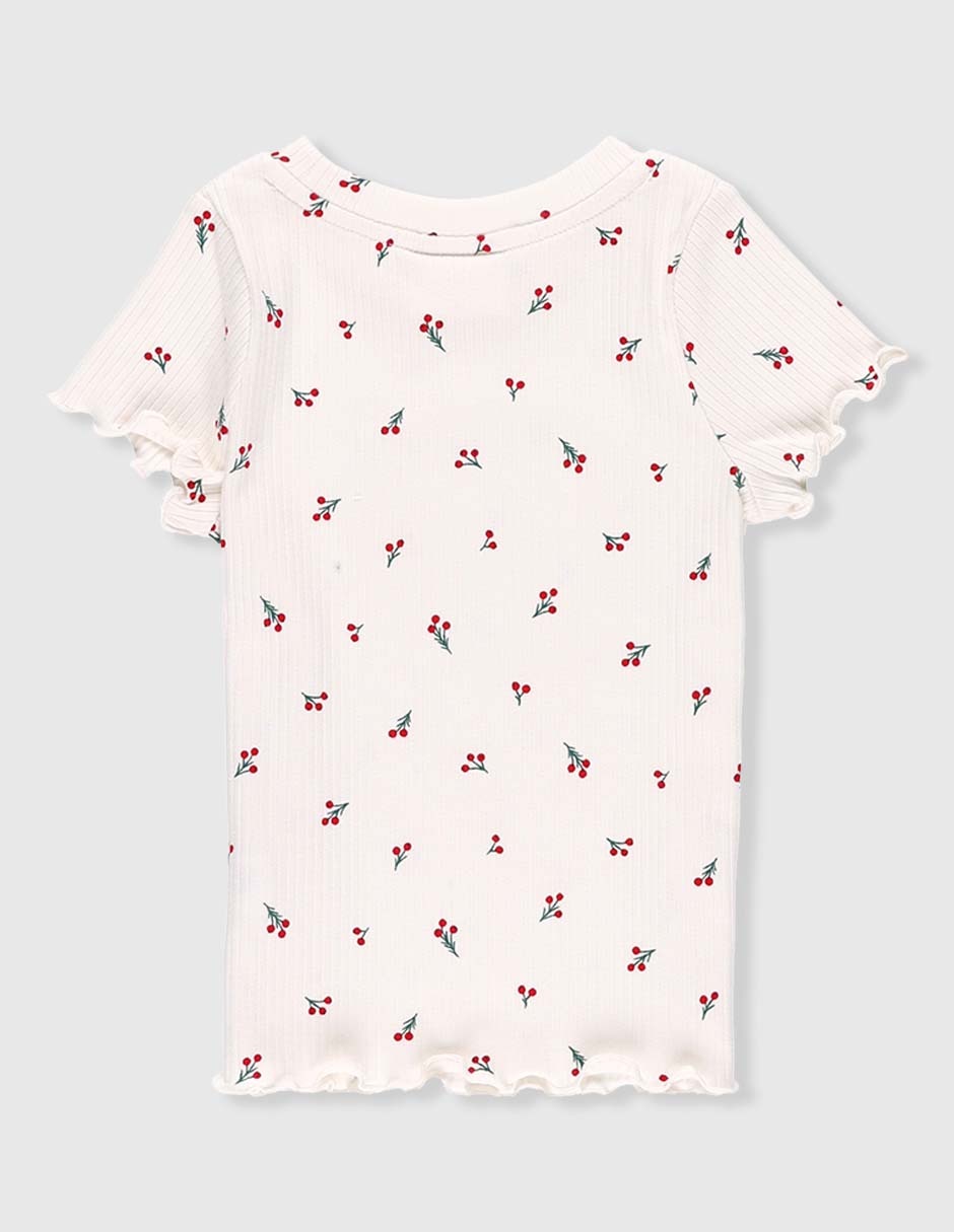 Playera Cat & manga corta para bebé niña 2
