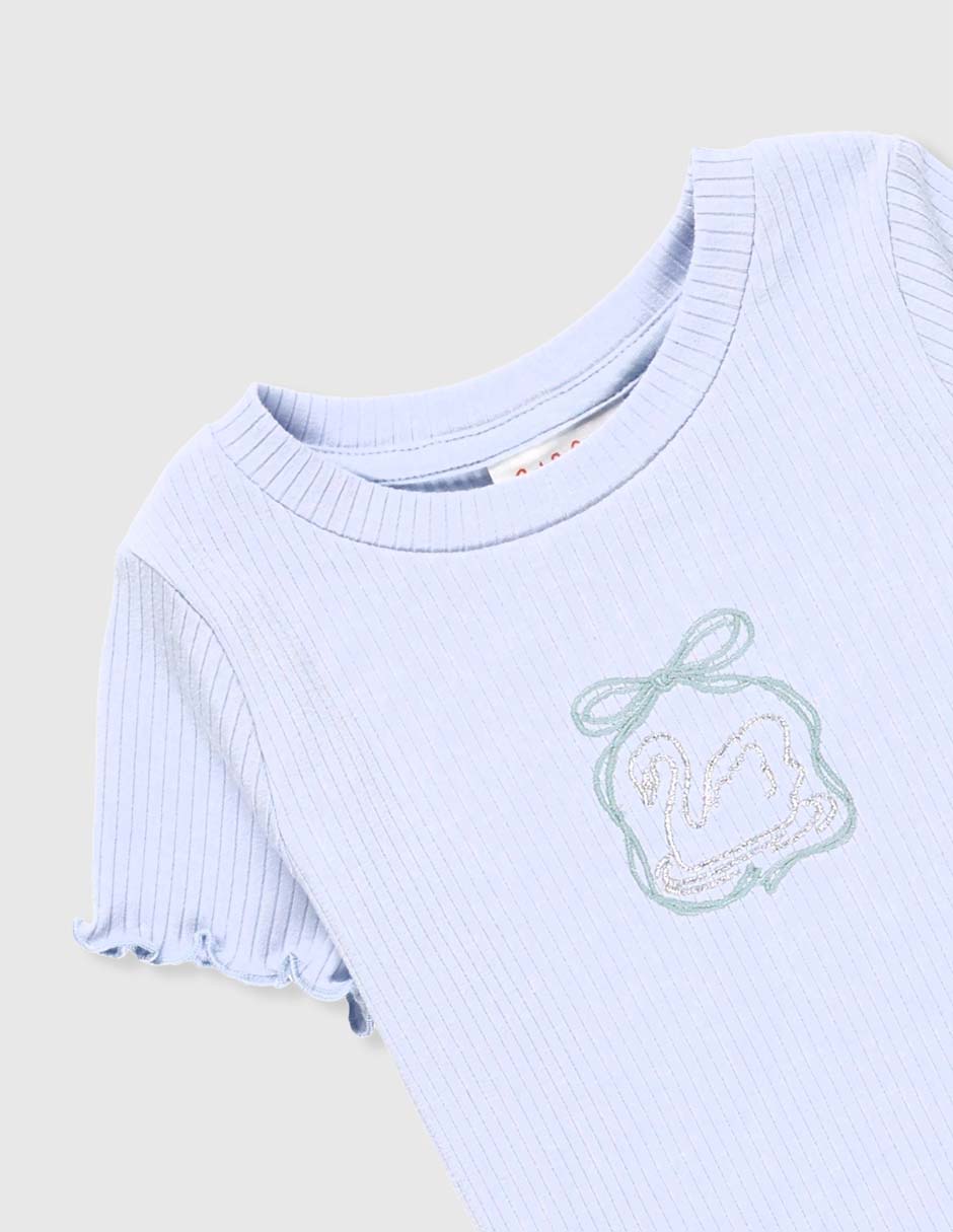 Playera Cat & manga corta para niña 3