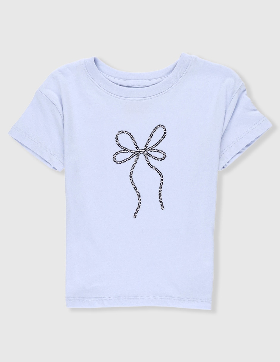 Playera manga corta para bebé niña Playera manga corta para bebé niña
