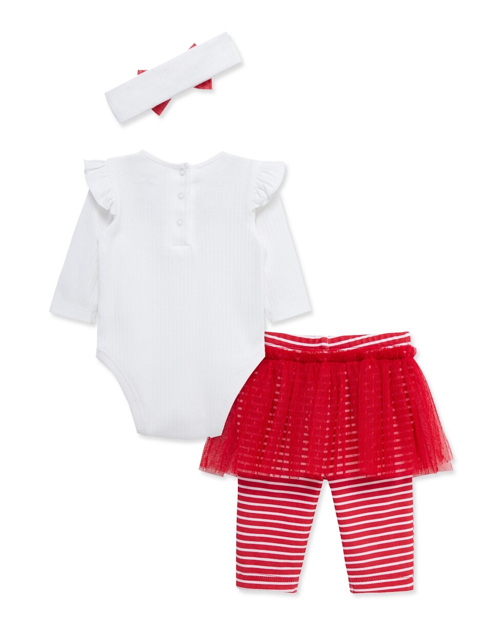 Conjunto de algodón para bebé niña 3