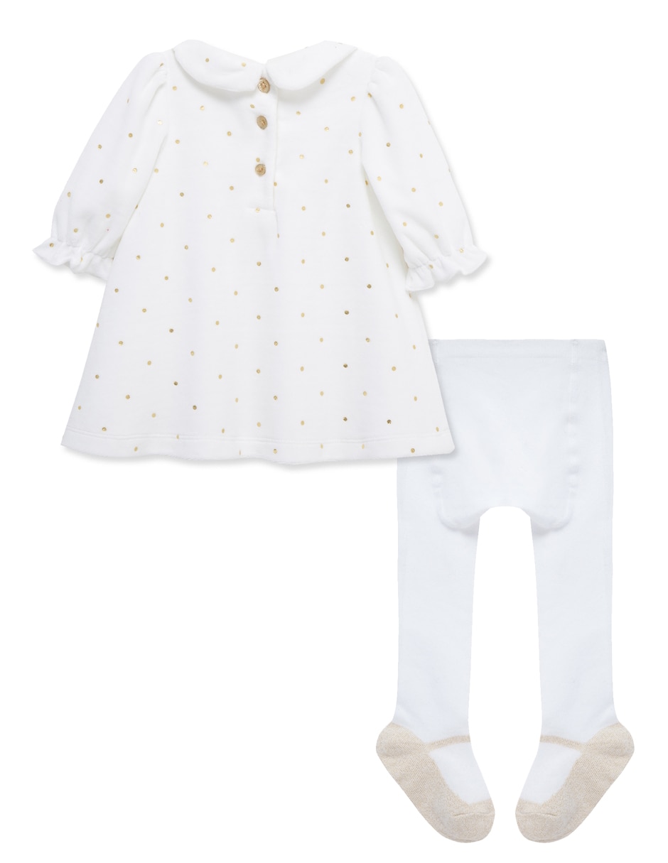 Conjunto vestido manga regular para bebé niña 5