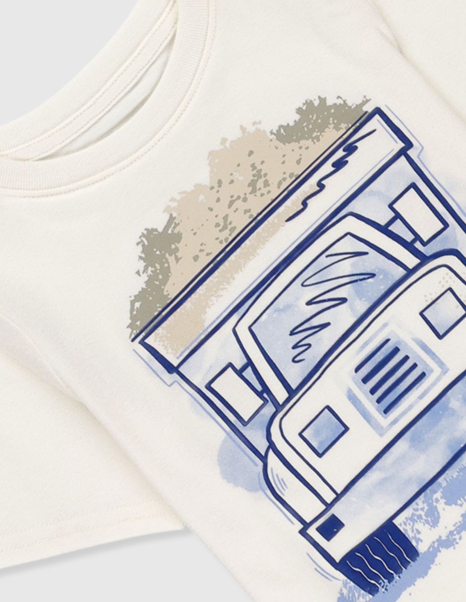 Playera manga corta para bebé niño 6
