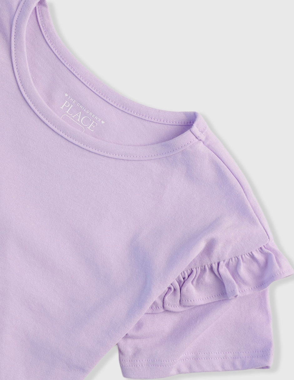 Set playera manga regular para niña