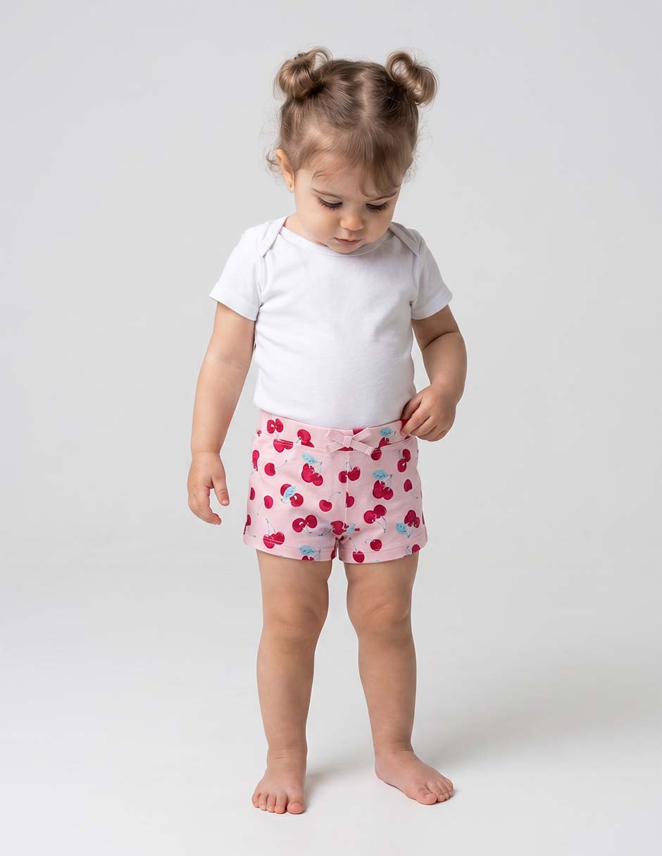 Set short para bebé niña