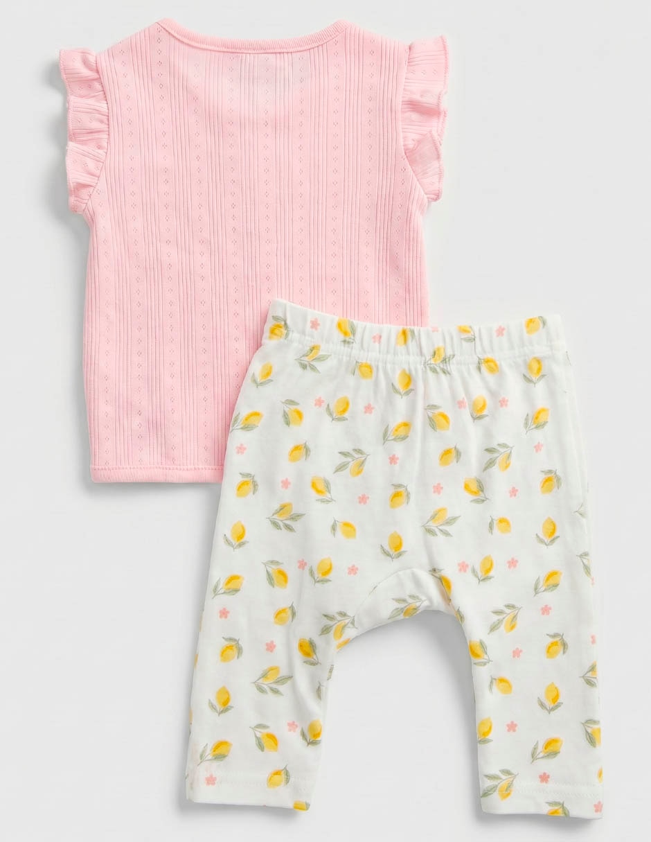 Conjunto de algodón para bebé 2 piezas 3