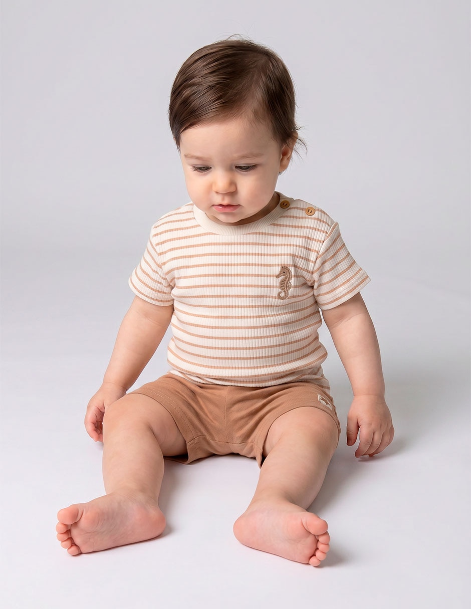 Conjunto casual de algodón para niño Conjunto casual de algodón para niño