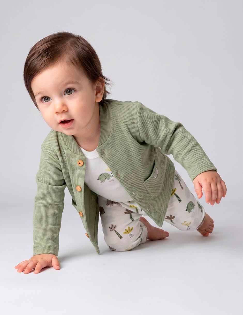 Conjunto de algodón para bebé niño 3 piezas