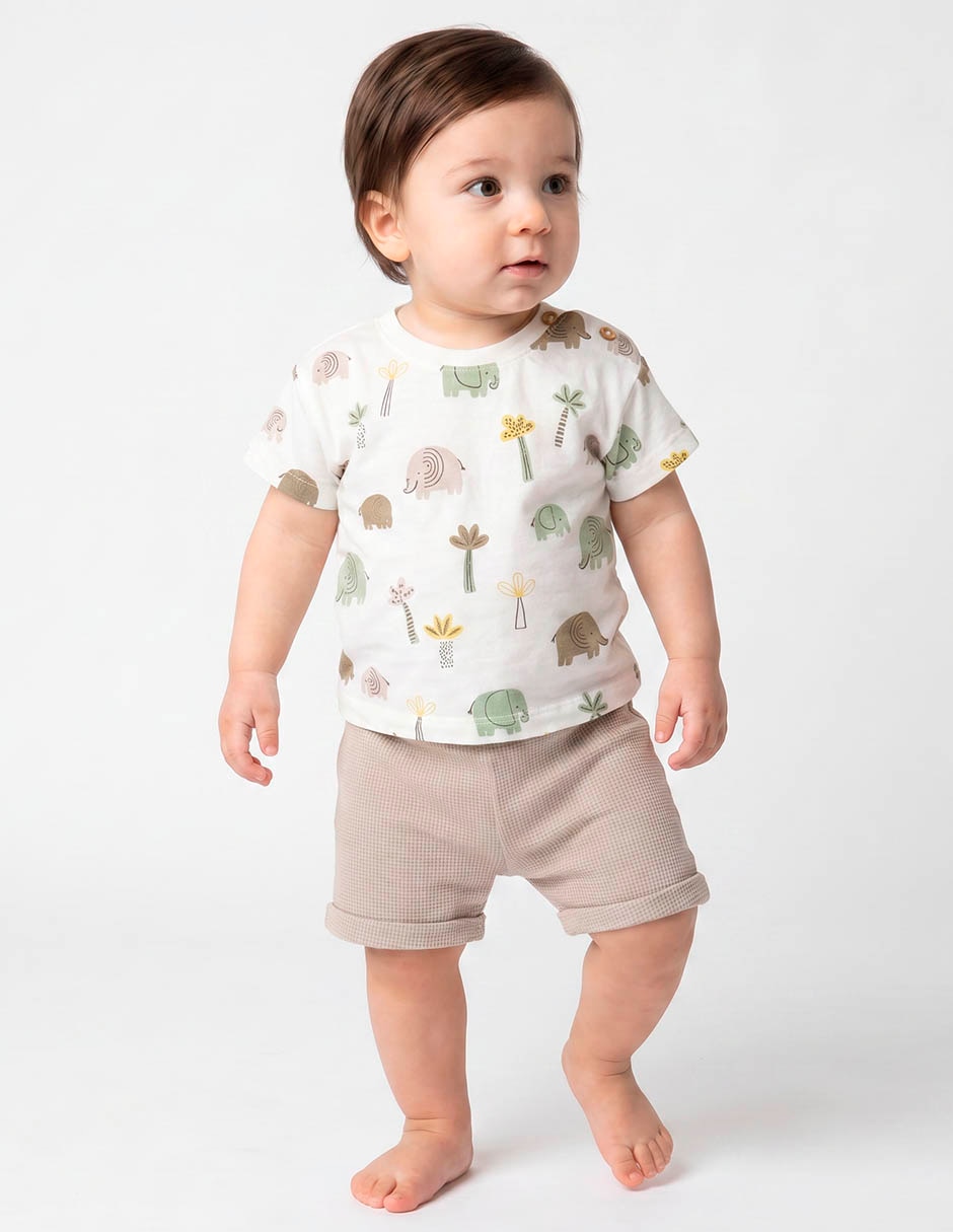 Conjunto short para bebé