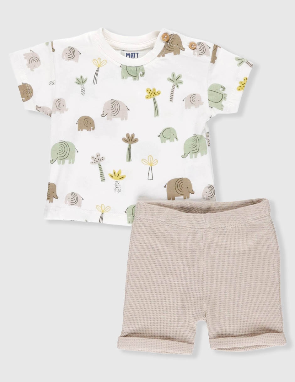 Conjunto short para bebé 2