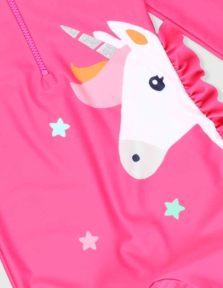Traje de baño Matt & Megan Unicornio para bebé niña