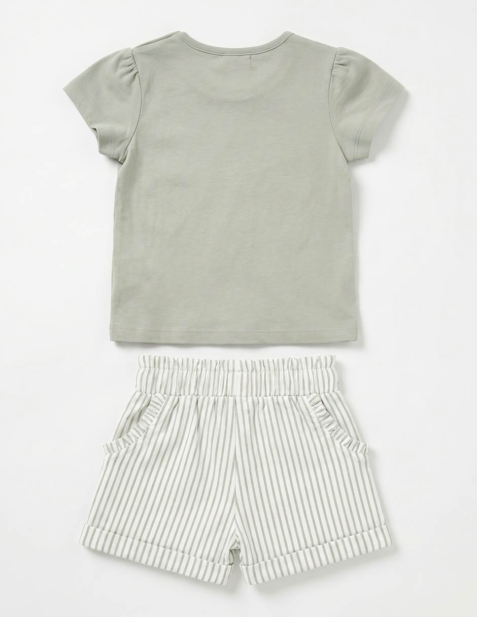Conjunto de algodón para bebé niña 3