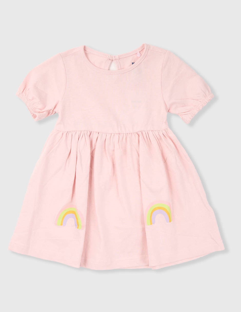 Vestido megan manga corta para niña