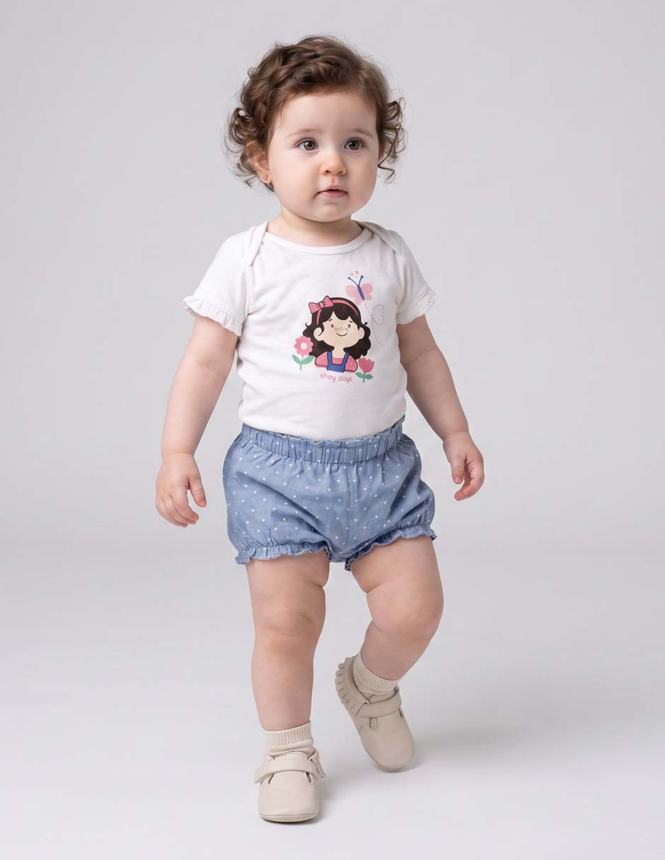 Conjunto de algodón para niña 2 piezas