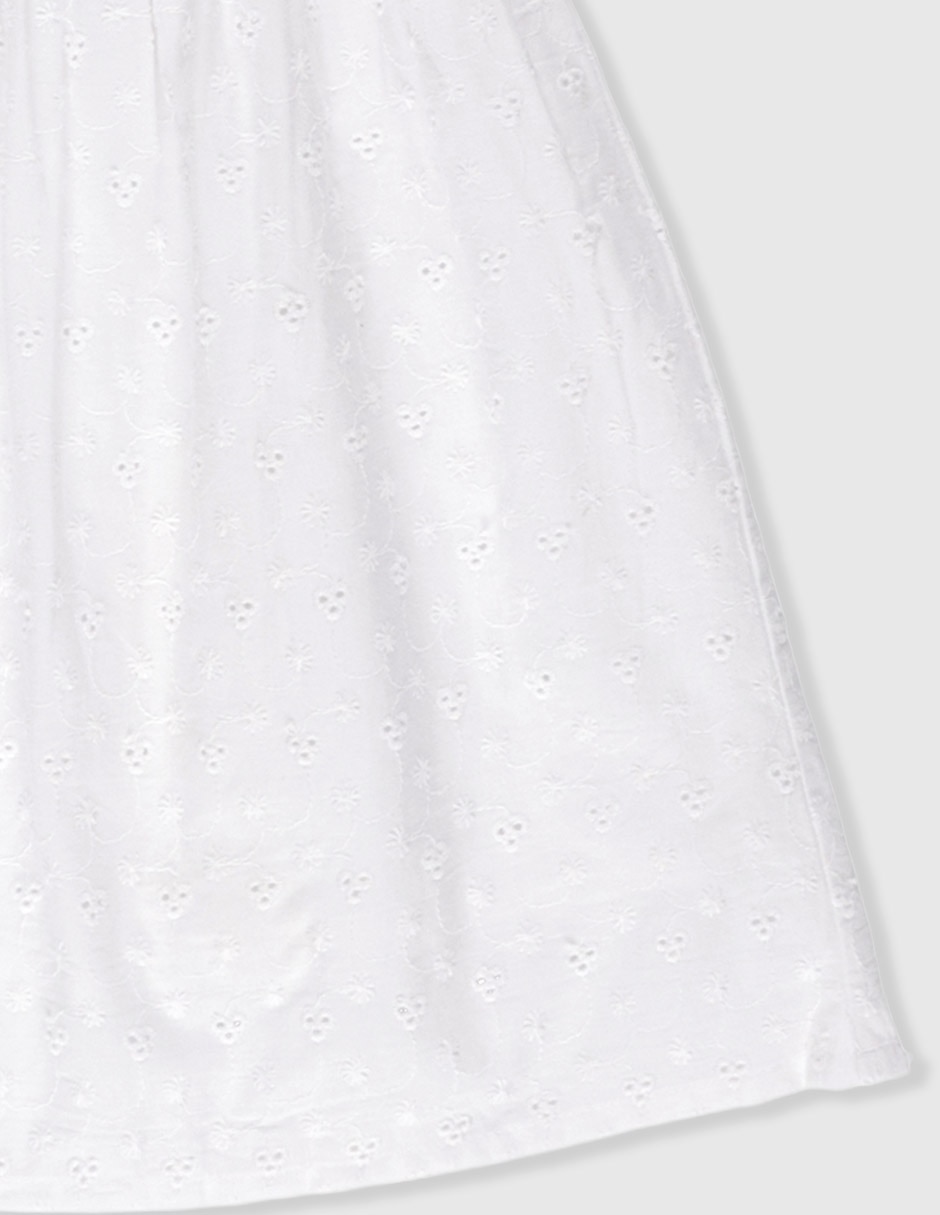 Vestido megan manga cap para bebé niña