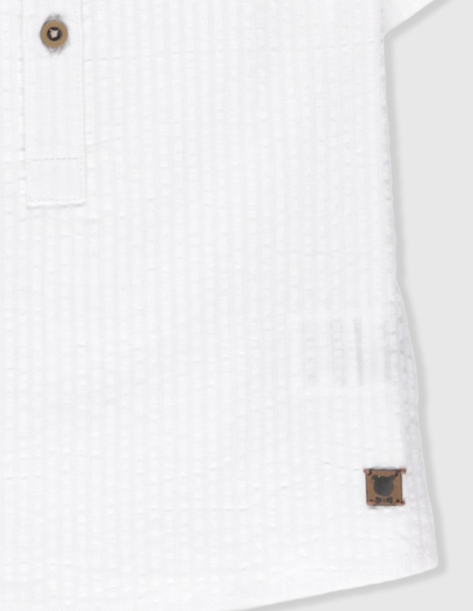Playera megan manga corta para bebé niño 4